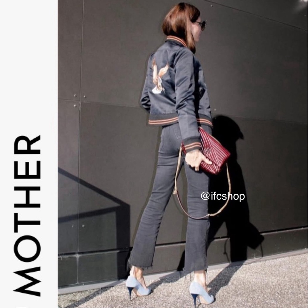Mother The Hustler Ankle Fray Jeans in Not Guilty 29